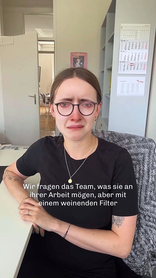 Da kommen einem bei der Arbeit schon mal die Tränen. 😂

Natürlich nur wegen des Filters. 😉